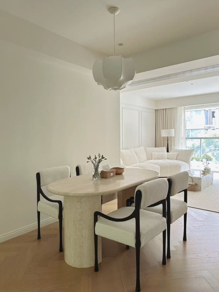 Stone Furniture Travertine  Dining Table